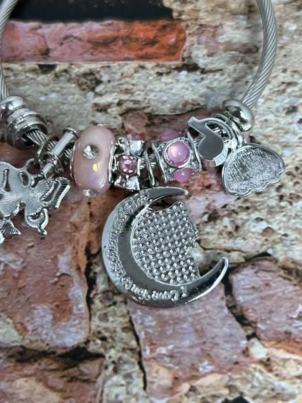 Pink Hello Kitty Bracelet cute